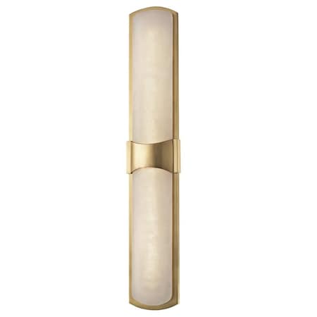 Hudson Valley Lighting Valencia 1 Light Wall Sconce 4.75 In. Aged Brass 3426-AGB