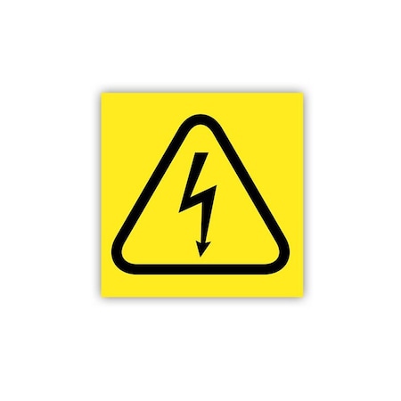 Creative Safety Supply Safety Label, 4 in Height, 4 in Width, Vinyl PPL10115-4