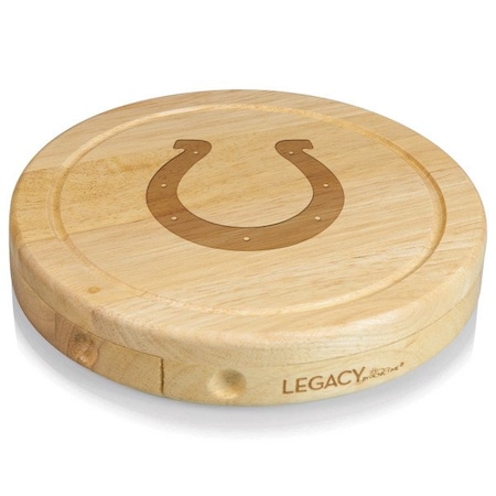 Picnic Time Family Of Brands NFL Indianapolis Colts - Brie Cheese Cutting Board & Tools Set 878-00-505-143-2
