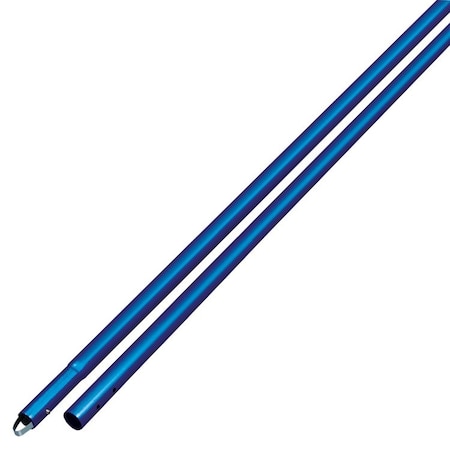 Kraft Tool Kraft Tools 8' Anodized Aluminum Swaged Button Handle 1-3/4" Diameter (Blue) CC293SB