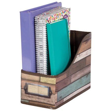 Teacher Created Resources Reclaimed Wood Design Book Bin 20969