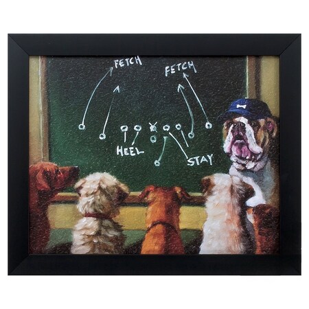 Homeroots 11" X 9" Black Frame Game Plan 365898