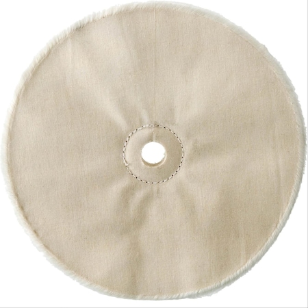 Grizzly 10" x 40 Ply x 7/8" Loose Muslin Buffing Wheel, 3200 RPM T26487