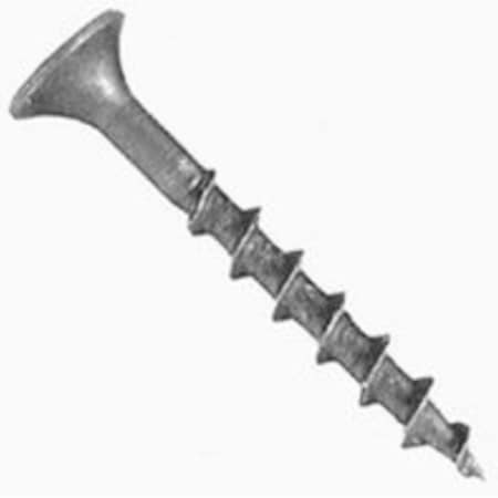 Pro-Fit Deck Screw, #6 x 1-5/8 in, Steel, Flat Head, Combination Phillips/Slotted Drive 297102