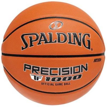 Spalding 29.5 in. Precision NFHS Indoor Game Basketball, Orange 1457060