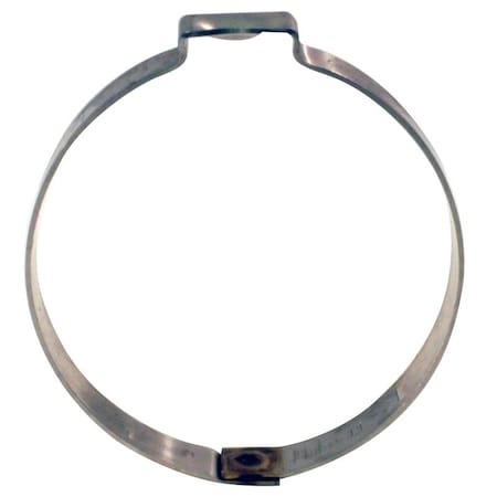 Apollo 1 in to 1 in. SAE 24 Silver Clamp Ring Stainless Steel Band LWSPOLYPC1