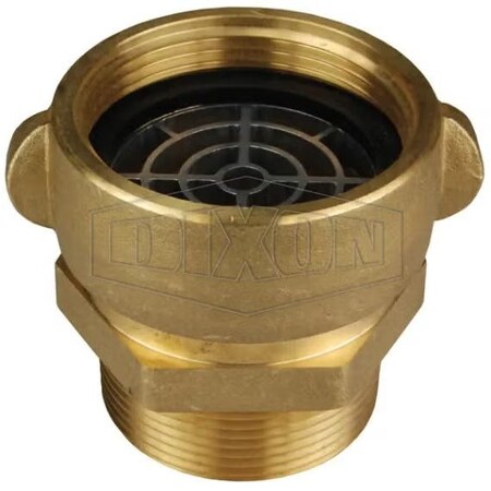Dixon Suction Adapter with Zinc Screen, 2-1/2 in, Female NSTNH x MNPT, Brass RSMSA250F-Z