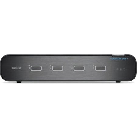 Belkin 4 PT 2 HD DP/HDMI UNVL SKVM WO/CAC PP4.0 F1DN204KVM-UNN4