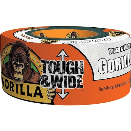 Gorilla Glue Duct Tape, White, 25 yd L, 2-7/8 in W 6025302