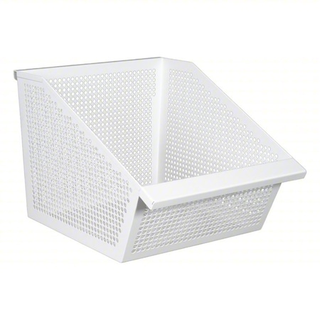 Diamond Storage Solutions Rail mount perforated steel basket DVS-13-11-17-R