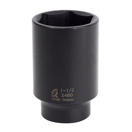 Sunex 1/2 in Drive 1-1/2 in Deep Impact Socket 248D
