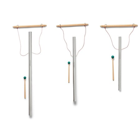 United Scientific Set of three Tuning Pipes: 256 Hz, 384 Hz, 528 Hz TUNPIPSET3