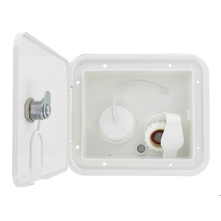 Valterra GRAVITY/BRASS CITY WATER INLET HATCH, WHITE, BULK A01-2000