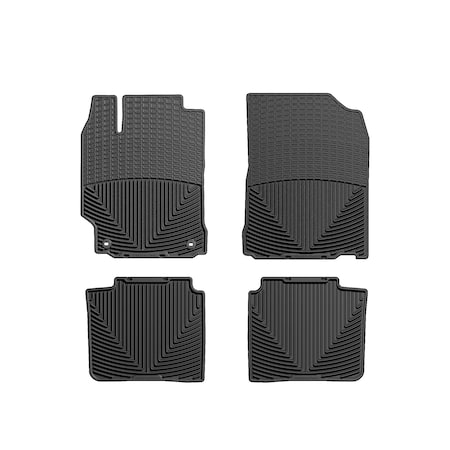 Weathertech Black, Front and Rear All Weather Floor Mats W255-W256