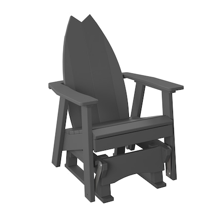 Polybird SURFBOARD TABLE 48" COUNTER HEIGHT.    CHARCOAL POLYBIRD P87-C