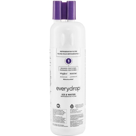 Everydrop by Whirlpool Filter 1 Icemaker & Refrigerator Water Filter Cartridge EDR1RXD1