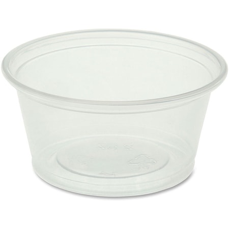 Genuine Joe 2 oz Portion Cups - Clear, 2500PK GJO19062