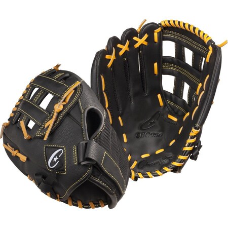 Champion Sports Fielder's Glove, Nylon, Black cbg950rh