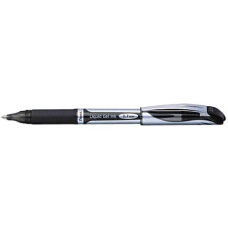 Pentel EnerGel Liquid Roller Ball Capped Gel Pen Black Ink Medium Point EA - PENBL57A