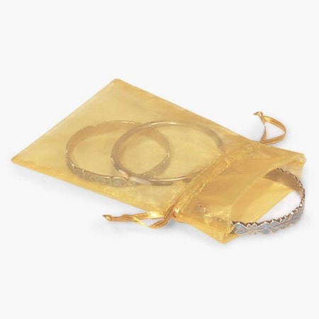 Nashville Wraps Gold Organza Favor Bags, 4x6, 10PK B00127