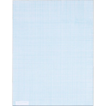 Tops Business Forms TOPS, QUADRILLE PADS, 8 SQ/IN QUADRILLE RULE, 8.5 X 11, WHITE, 50PK 33081