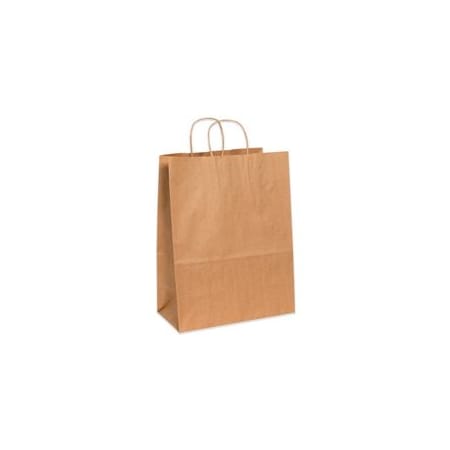 Bubblefast 250-13 x 7 x 17'' Kraft Paper Shopping Bags, 250PK BFBGS106K