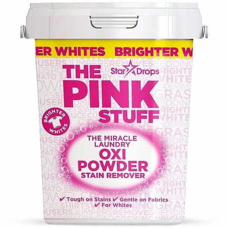 The Pink Stuff Laundry Oxi Powder Stain Remover For Whites, 2.2 lb 20162