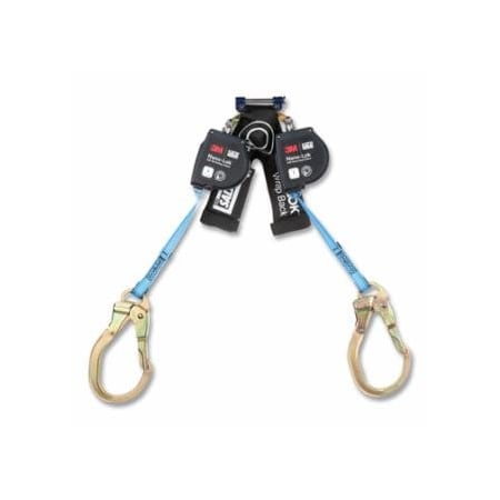 Dbi-Sala Nano-Lok, Wrap Back Self Retracting Lifeline, 8 ft, Tie-Back Rebar Hook, 420 lb, Twin Leg 098-7012818585