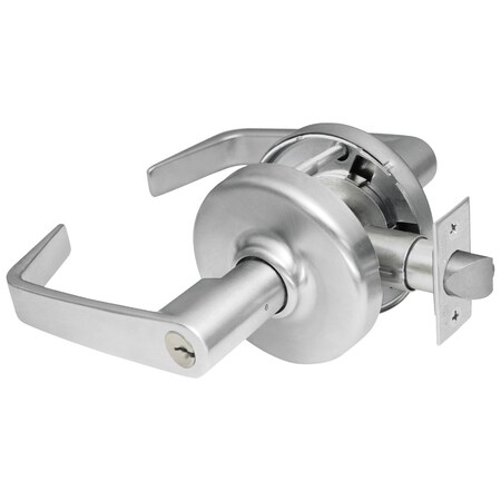Corbin Russwin Grade 1 Entry/Office Cylindrical Lock, Newport Lever, Conventional Cylinder, Satin Chrome Finish, N CL3561 NZD 626