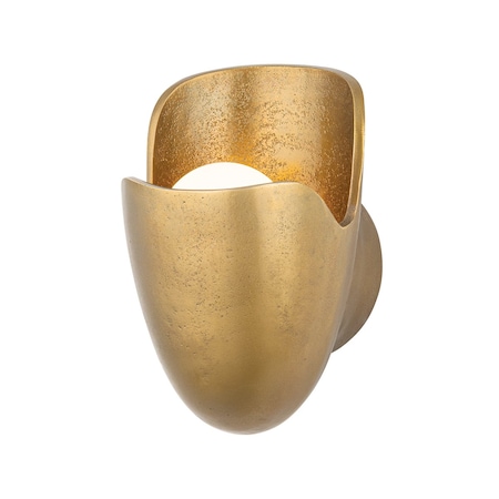 Hudson Valley Lighting Bideford 1 Light Wall Sconce in Aged Brass Finish 4241-AGB