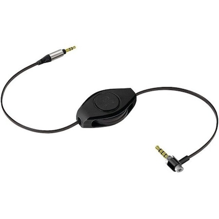 Retrak Premier Black Hands-Free Mic + Retractab ETPRAUXMIC