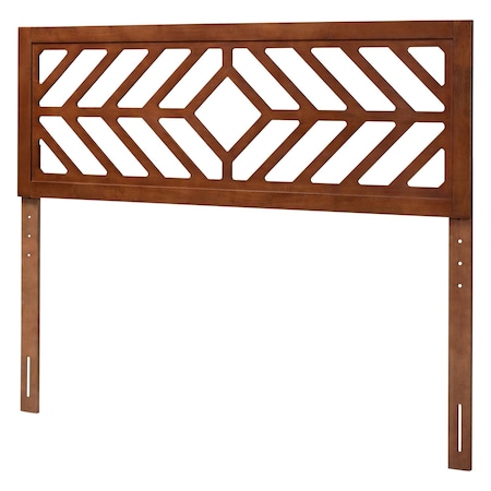 Baxton Studio Olsen Wood Headboard with Geometric Cutout Design, Queen 265-14463-ZORO