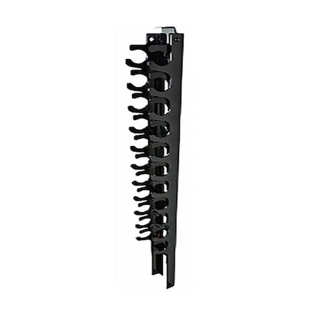 Mytee Products 48in Steel Locking Ratchet Binder Rack - Holds 11 Binders BR
