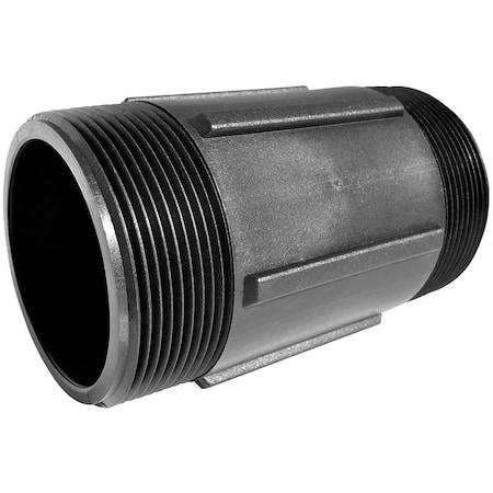 Green Leaf M2006hd 2 in.Mptx6 in.Long Nipple Blk Polypropylene Heavy Duty27 NIP200-6