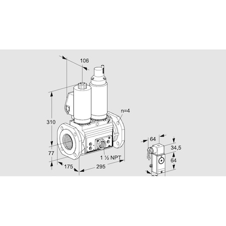 Honeywell Kromschroder VCS6T65A05NLQSLE/PPVP/3-4P KS88204252