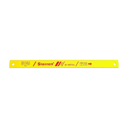 Starrett PowerHacksawBlade, L:14", W:1.125", TPI:10 BS1410-5
