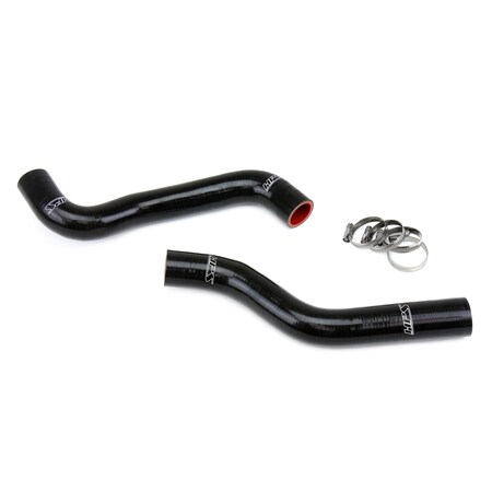 Hps Performance High Temp Reinforced Silicone Radiator Coolant Hose Kit, Black,  57-1887-BLK
