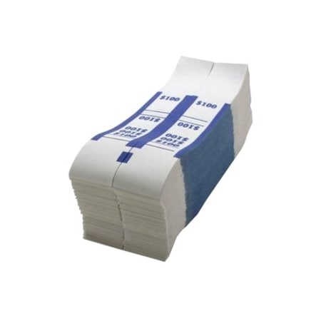 Sparco Strap, Currency, $100, Blue Pk SPRBS100WK