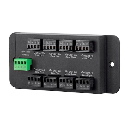 Monoprice 8 Zone Single Input Speaker Distribution Hub 38161