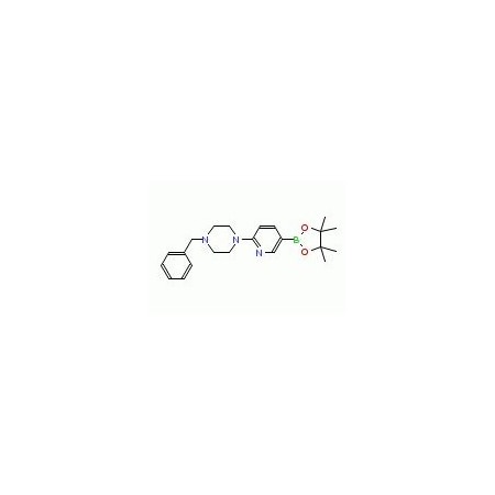 Ak Scientific 1-Benzyl-4-(5-(4, 4, 5, 5-tetramethyl-1, 3, 2-dioxaborolan-2-yl)pyridin-2-yl)piperazine (100mg), CAS 101 0406AA-100mg