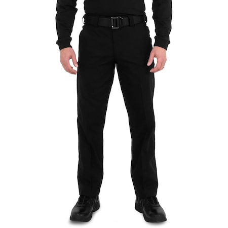 First Tactical TACTICAL UNIFORM PANTS, 42 in, Black, 35% Cotton Ripstop, 65% Polyester 114041
