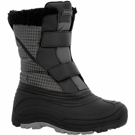 Ranger Youth Winter Boot, 10 M, 8 in H, Black RGSBC00