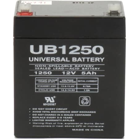 Universal Power Group 12V 5 0AH Battery UB1250