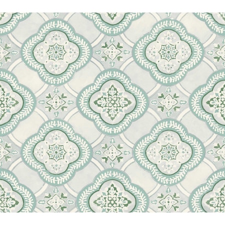 York Wallcoverings Garden Trellis Rain Wallpaper GO8211