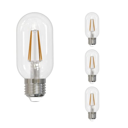 Bulbrite 40-Watt Equivalent Dimmable T14 Vintage Edison LED Light Bulb with Medium (E26) Base, 2700K, 4PK 862702
