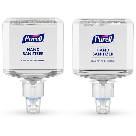 Purell Hand Sanitizer, ES4 Series, Foam, Cartridge, 1,200 mL, Requires Dispenser, Clean, 2 PK 5053-02