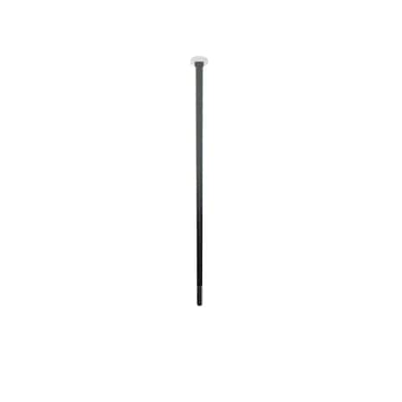 Zoro Select 18-8, 1/4"-20 Hex Head Cap Screw, Plain Stainless Steel, 9-1/2 in L 1-H-25C-950
