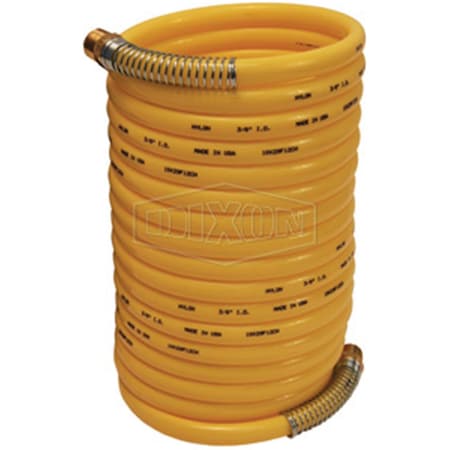 Protectionpro 25 in. x 12 ft. Coil-Chief Self-Storing Hose With Fittings PR1116407