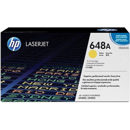 Hp 648A (CE262AG) Yellow Original LaserJet Toner Cartridge for US Government (11,000 Yield) CE262AG