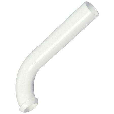 Danco Wall Bend, 1-1/4 in, Ground Joint, Plastic, White 54444
